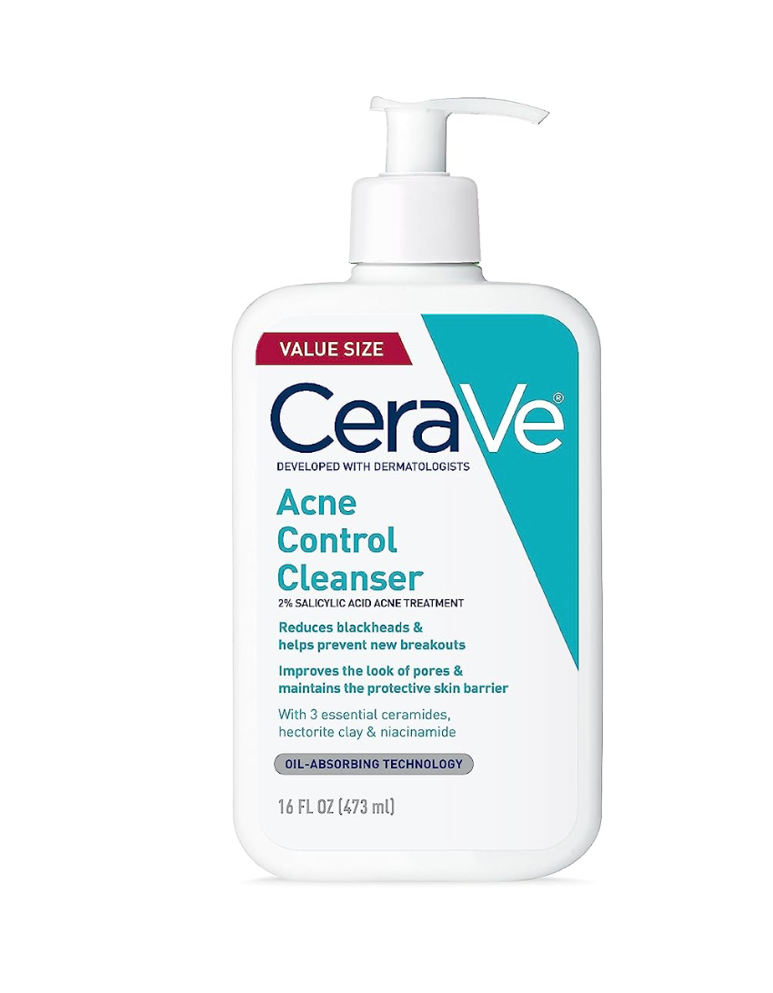 CeraVe Face Wash Acne Treatment | 2% Salicylic Acid Cleanser with Purifying Clay for Oily Skin | Blackhead Remover and Clogged Pore Control | Fragrance Free, Paraben Free & Non Comedogenic| 8 Ounce