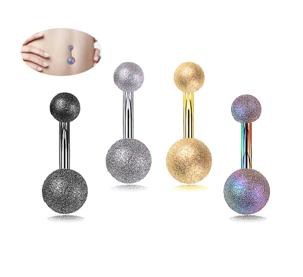 5-12ピース/セットかわいいブラブラ腹リングパック14グラムへそピアスバルクセクシーなベリーリングセットへそリングロットpircing ombligoジュエリー