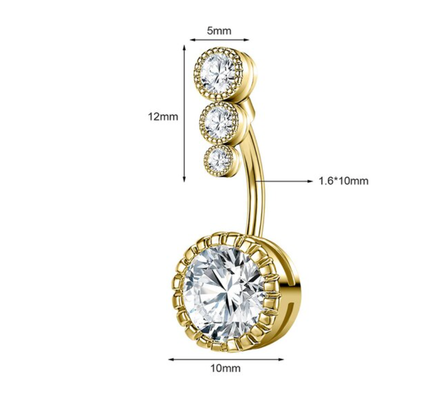Piercing in acciaio inossidabile per uomo e donna, gioielli per il corpo, piercing per ombelico, nuova collezione