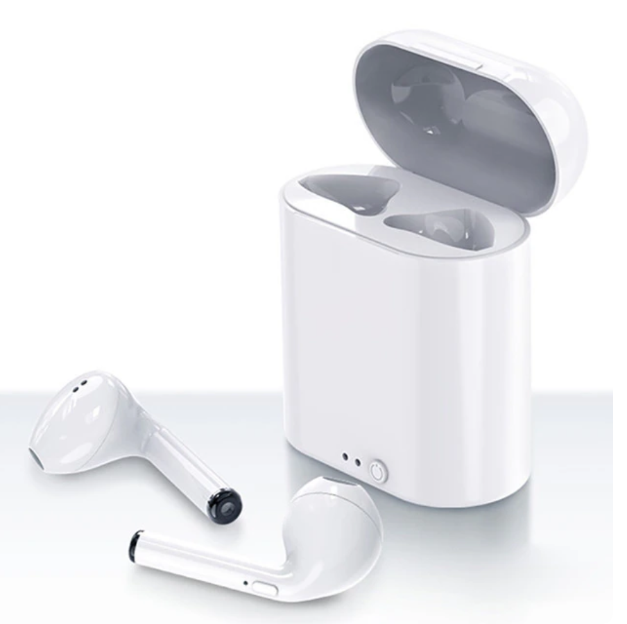 スマートフォン用の充電ボックス付きBluetoothミニヘッドセット,ワイヤレススポーツヘッドセット,5.0
