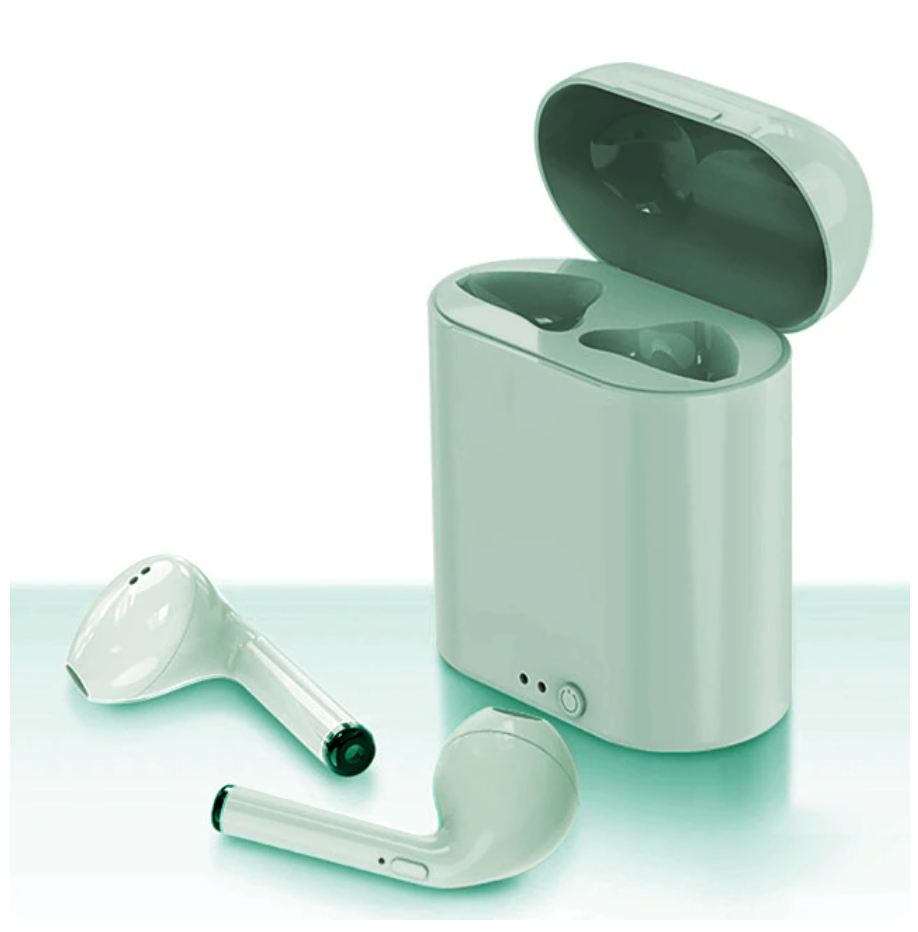 スマートフォン用の充電ボックス付きBluetoothミニヘッドセット,ワイヤレススポーツヘッドセット,5.0