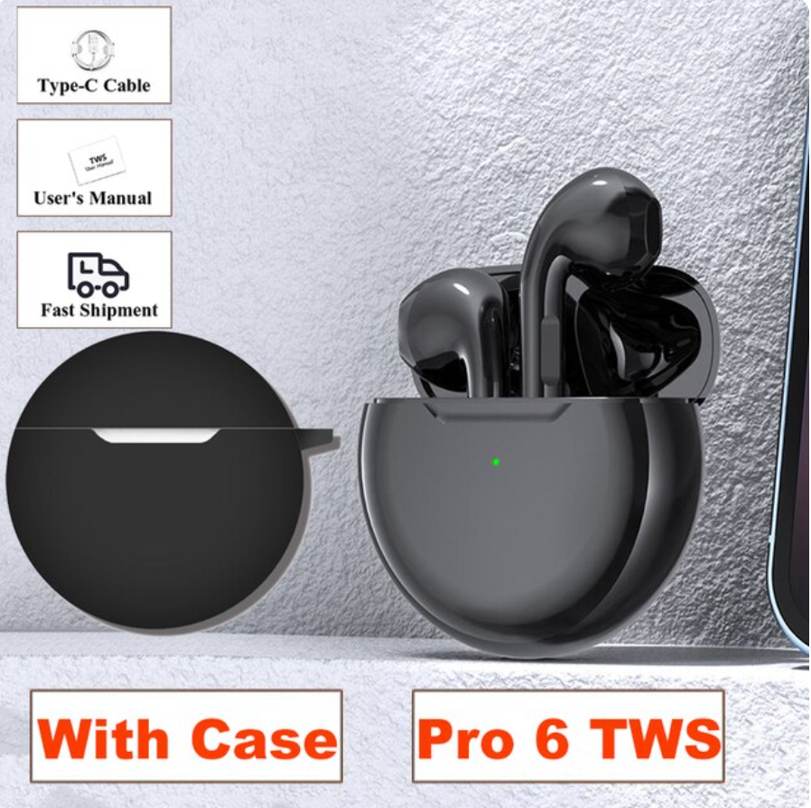 Xiaomi-Bluetoothワイヤレスヘッドセット,iPhone,Huawei,Samsung,pro6用