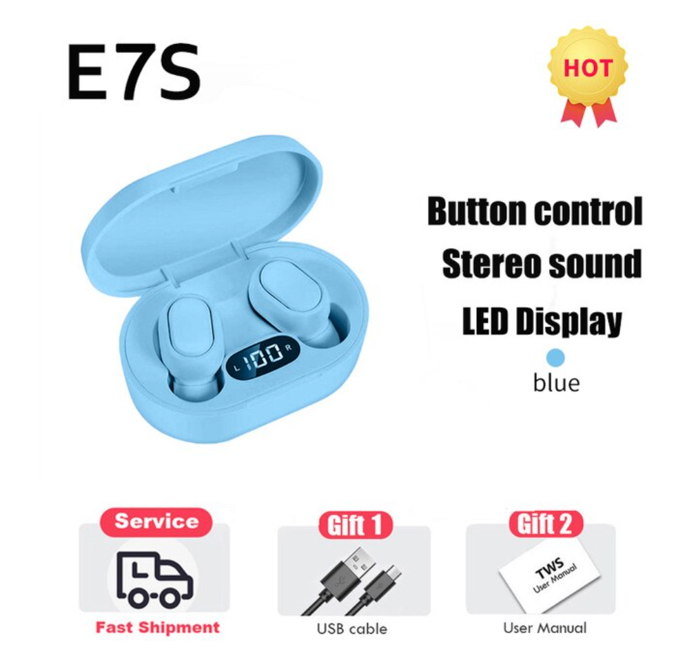 Bluetoothワイヤレスヘッドセットtwse7s air fone,Xiaomi用,マイク付きイヤホン,ノイズキャンセリング