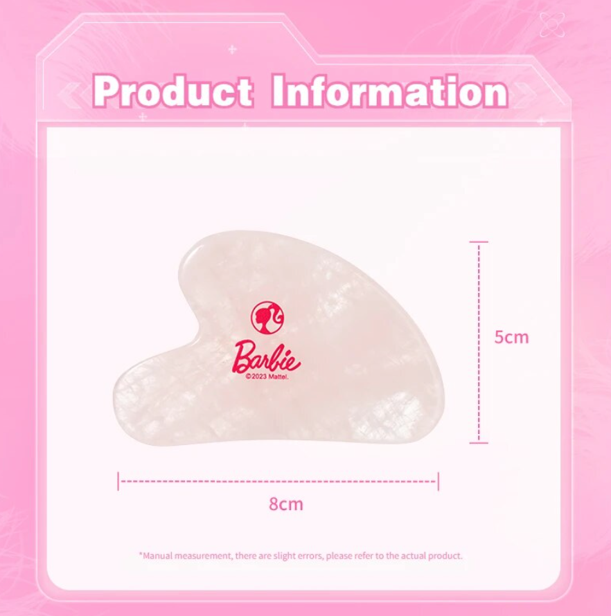 Genuine MINISO Barbie Series Powder Crystal Massage Scraping Face Body SPA Beauty Massager Skin Care Treatment Tool Gift
