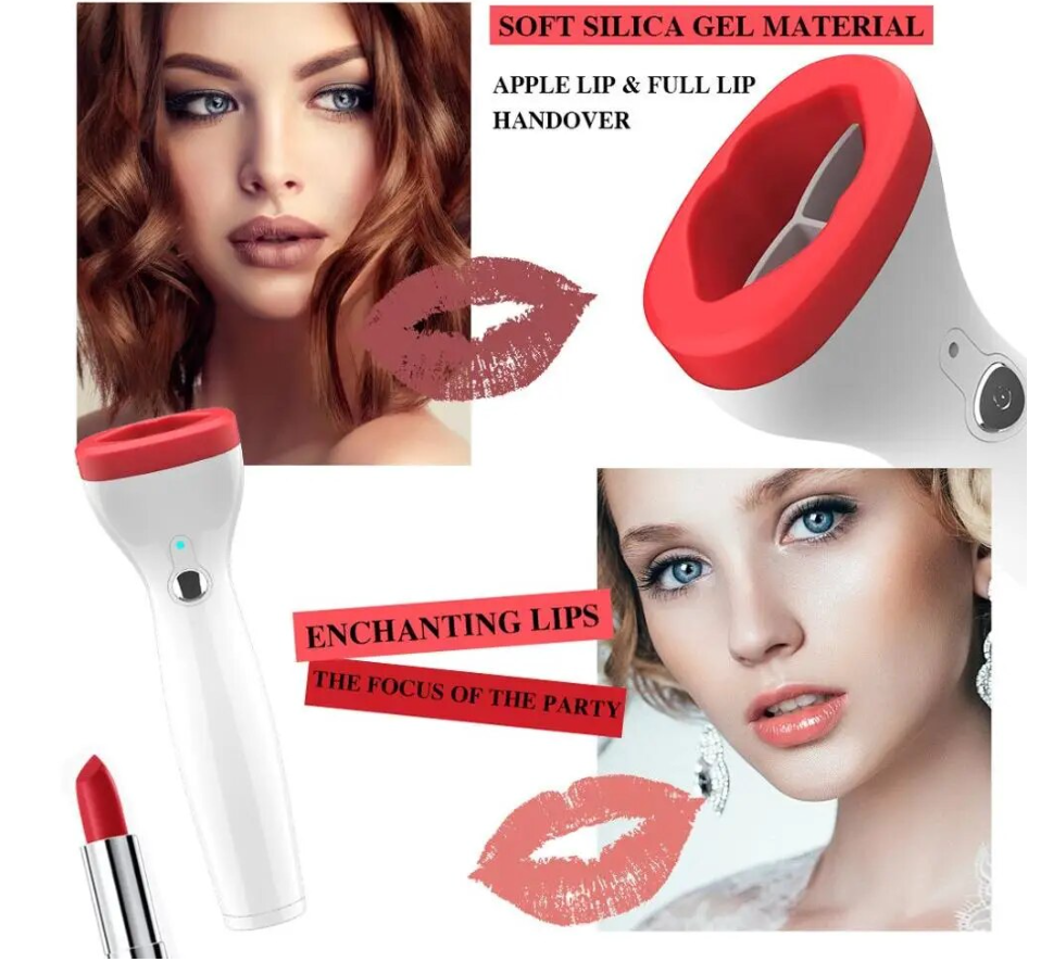 Silicone Lip Plumper Device Electric Lip Plump Enhancer Beauty Care Tool Natural Bigger Fuller Lips Enlarger Labios Aumento Pump