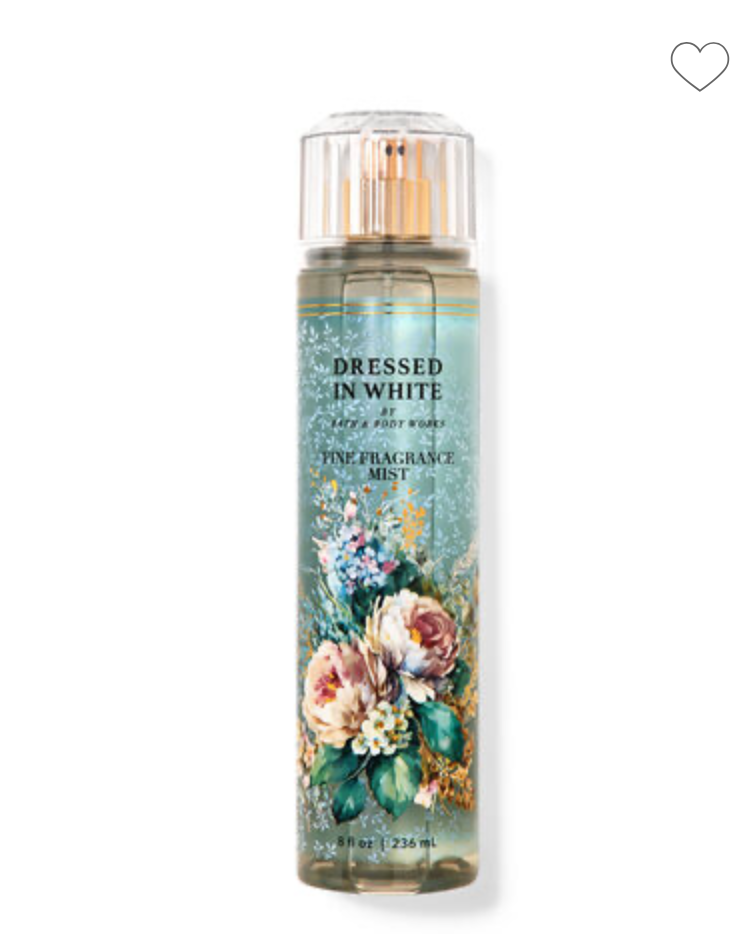 Bath & Body Works Body Mist　Dressed In White