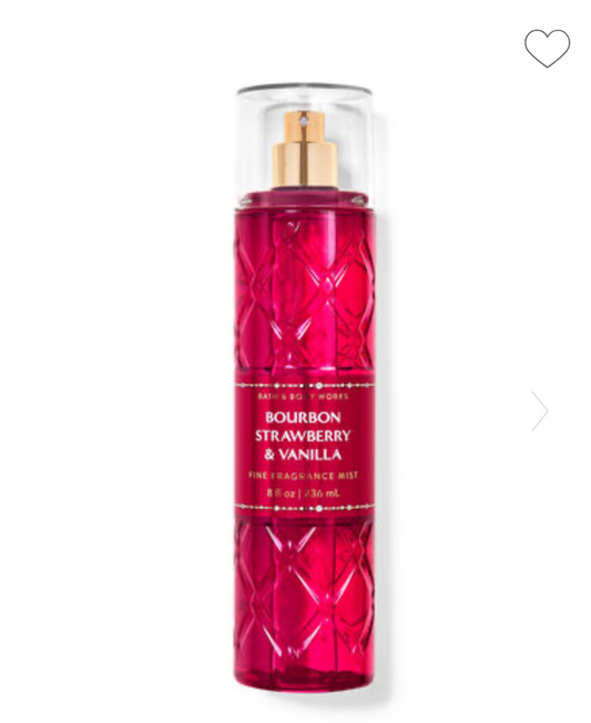 Bath & Body Works Body Mist　Bourbon Strawberry & Vanilla