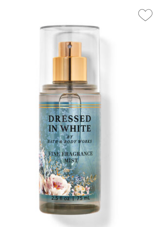 Bath & Body Works Body Mist Dressed In White