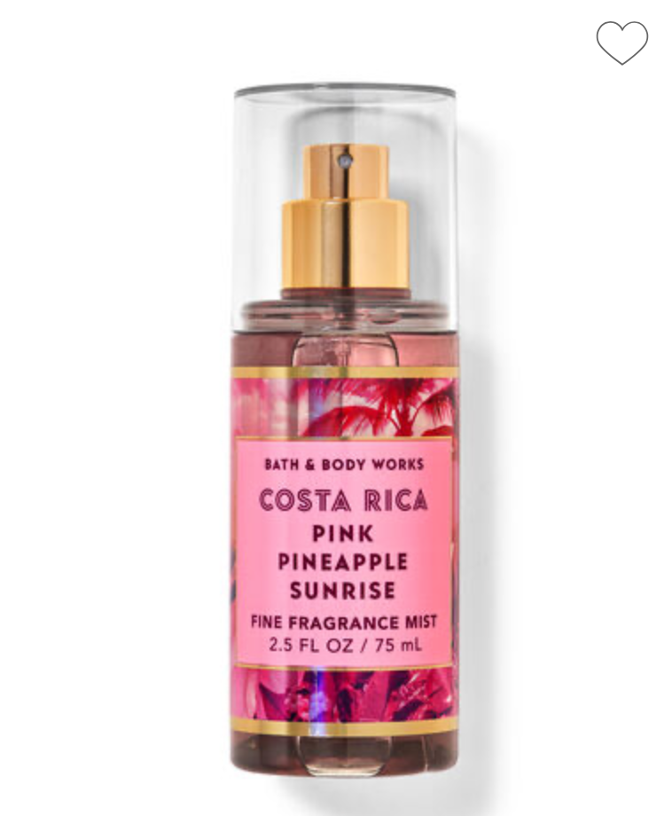 Bath & Body Works Body Mist Pink Pineapple Sunrise