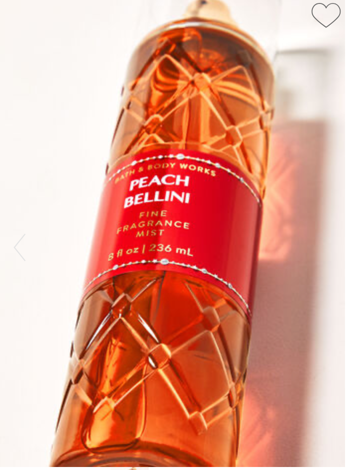 Bath & Body Works Body Mist Peach Bellini