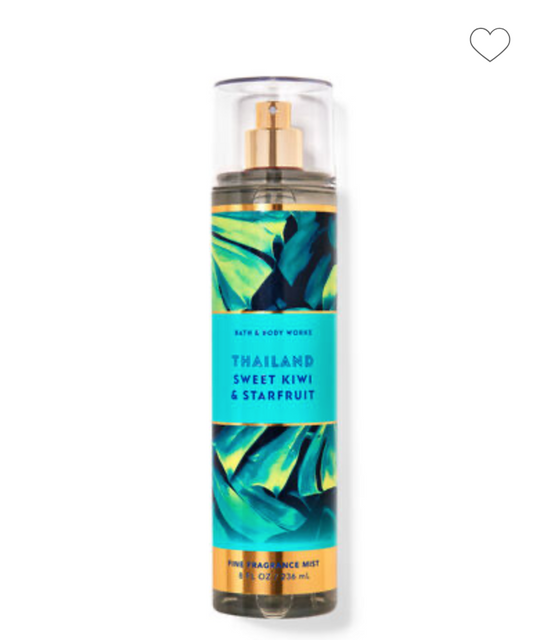 Bath & Body Works Body Mist Thailand Sweet Kiwi & Starfruit