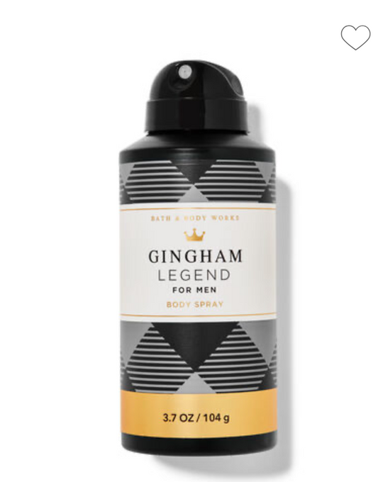 Bath & Body Works Body Mist Gingham Legend