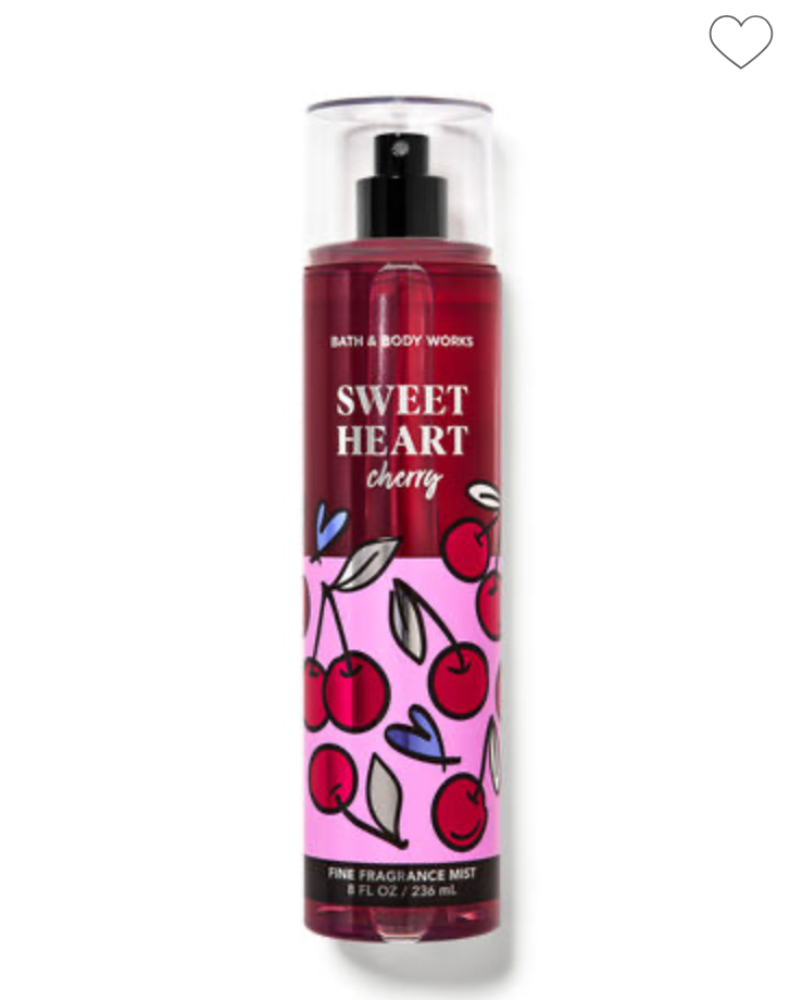 Bath & Body Works Body Mist Sweetheart Cherry