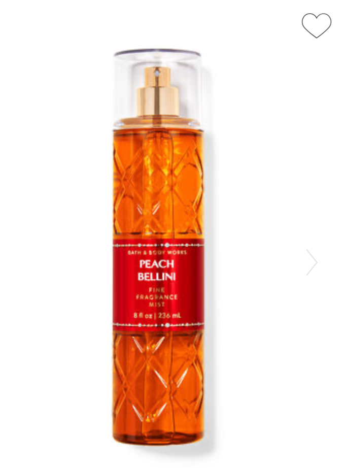 Bath & Body Works Body Mist Peach Bellini