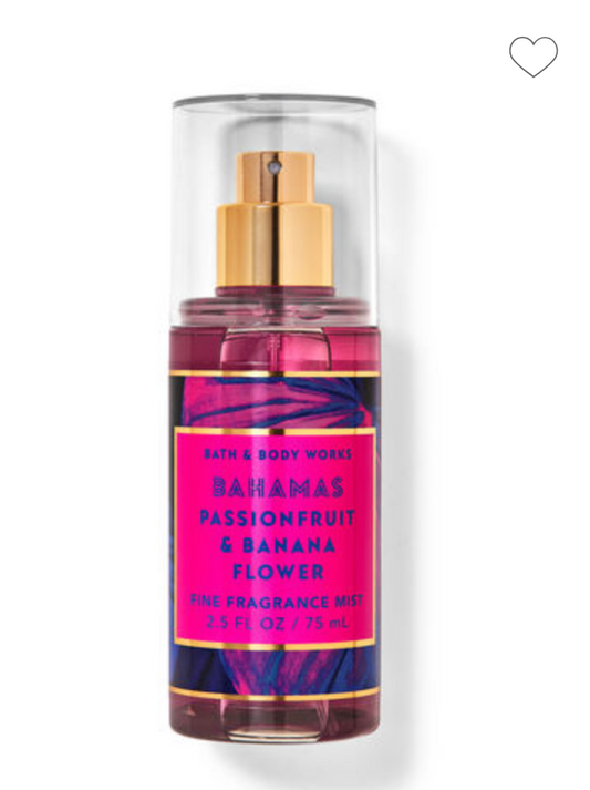 Bath & Body Works Body Mist Bahamas Passionfruit & Banana Flower