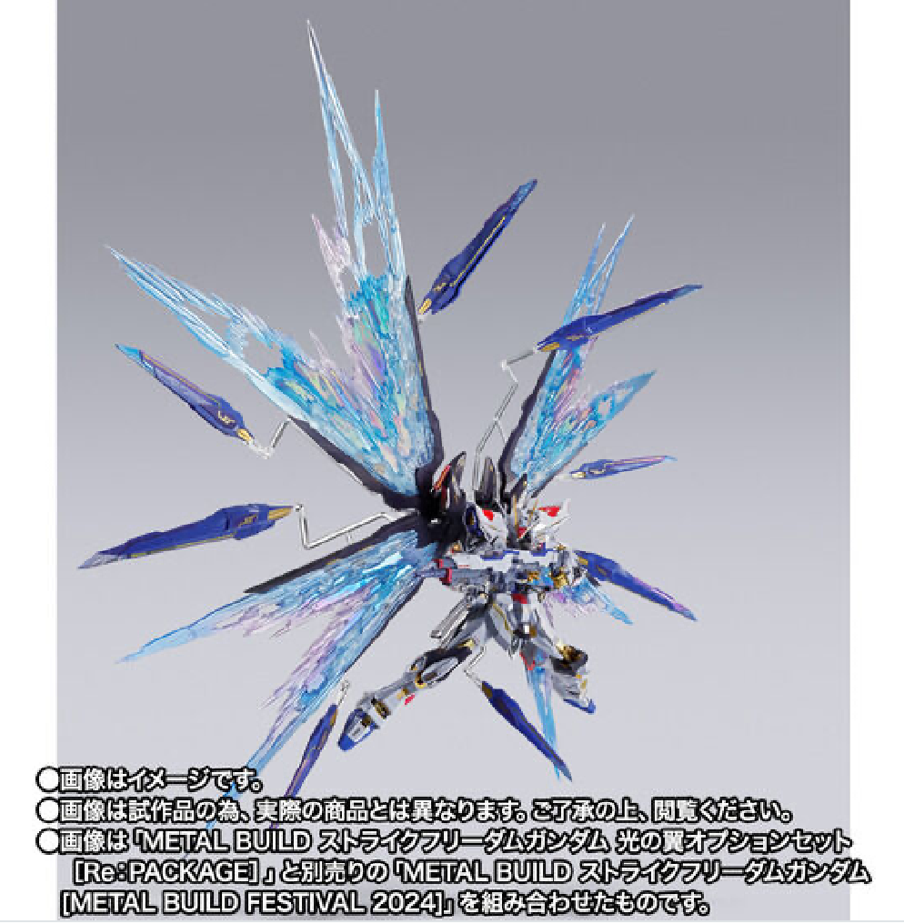 METAL BUILD Strike Freedom Gundam Wings of Light Option Set [Re: PACKAGE] [Secondary: Ships in April 2025]