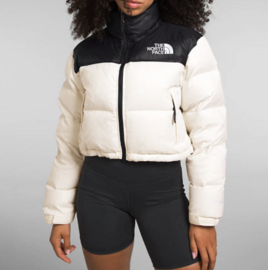 THE NORTH FACE Short nupsi Down　White