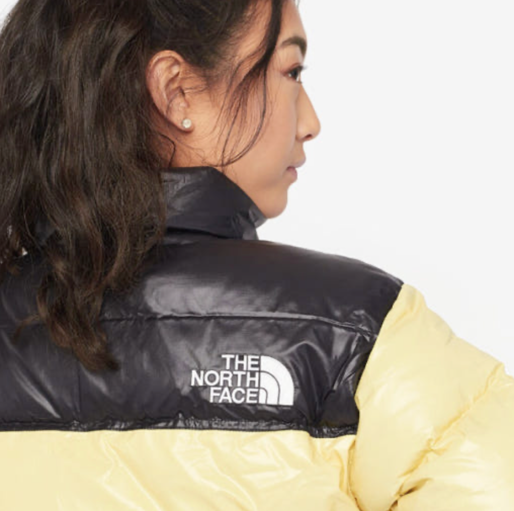 THE NORTH FACE Short nupsi Down　Yellow