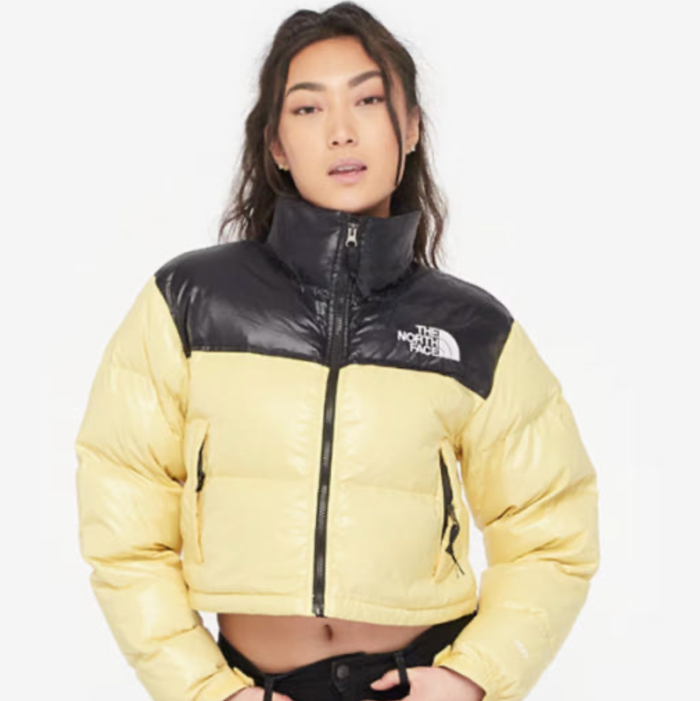 THE NORTH FACE Short nupsi Down　Yellow