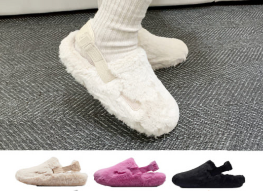 Nike Cam Mule SE Sandals Winter Slippers Furry Warming