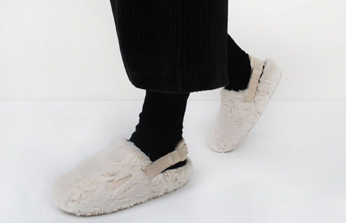 Nike Cam Mule SE Sandals Winter Slippers Furry Warming