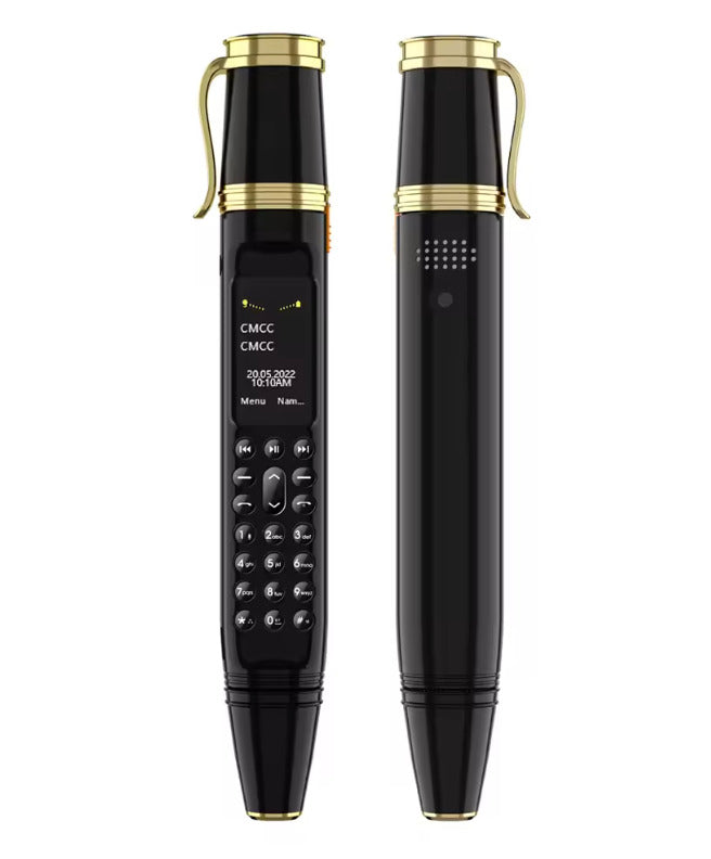 SERVO BM111 Pen Phone Portable Fan 3-in-1 Mobile Phone Dual SIM Bluetooth Dial Recorder Magic Voice Pen Style Telephone Original spy camera