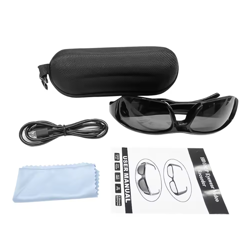 Wearable HD 1080P Mini Glasses Camera Portable Outdoor Security Sports DV DVR Video Recorder Surveillance Camcorder For Driving サングラス型カメラ　防犯カメラ　セキュリティカメラ　スパイカメラ