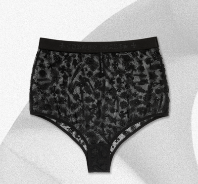 CHROME HEARTS LACE HIGH-WAISTED BRIEF