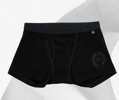 CHROME HEARTS BOXER BRIEF - SHORTS BLACK/BLACK