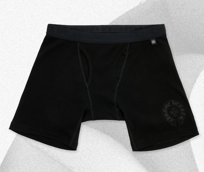 CHROME HEARTS BOXER BRIEF - LONG BLACK/BLACK