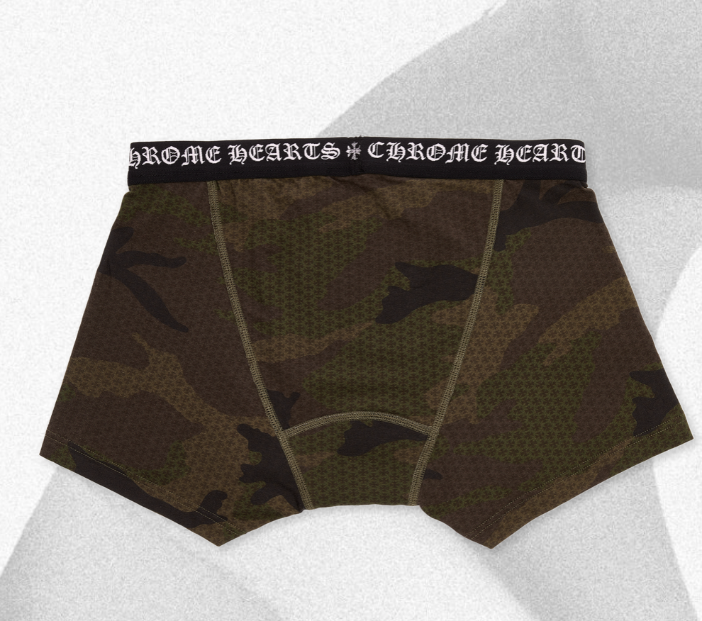 CHROME HEARTS BOXER BRIEF - SHORTS CAMO