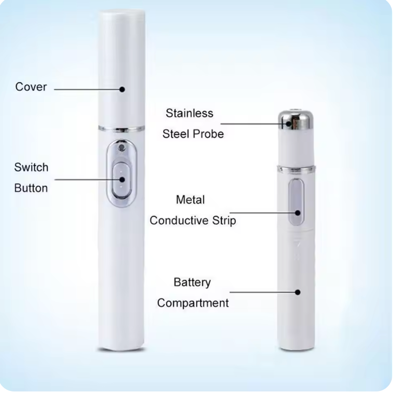 Blue Light Therapy Acne Laser Pen LED Face Light Therapy For Scar Wrinkle Removal Treatment Device Skin Care Beauty Equipment