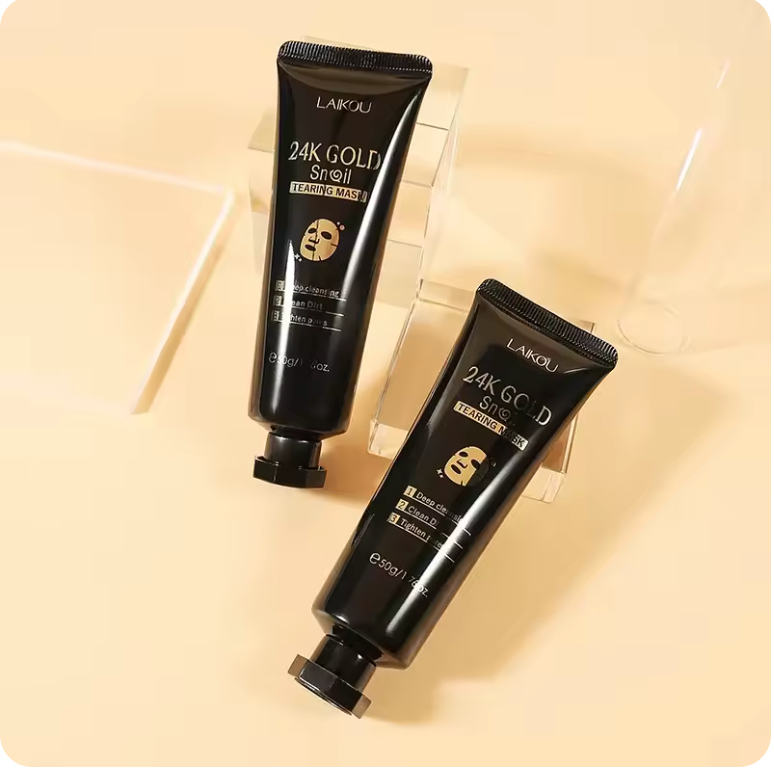 24K Gold SNAIL TEARING Mask Deep Cleansing Remove Blackhead Face Care 50g