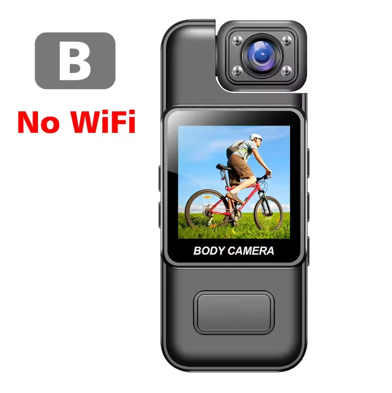 Ultra HD 4K Wifi Camera Digital Video Mini Portable Handheld Law Enforcement Recorder 180° Rotatable Lens Outdoor Sports Camera