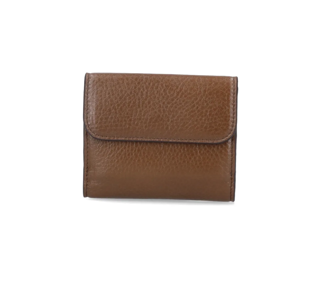 Chloe Tri-fold Logo Wallet