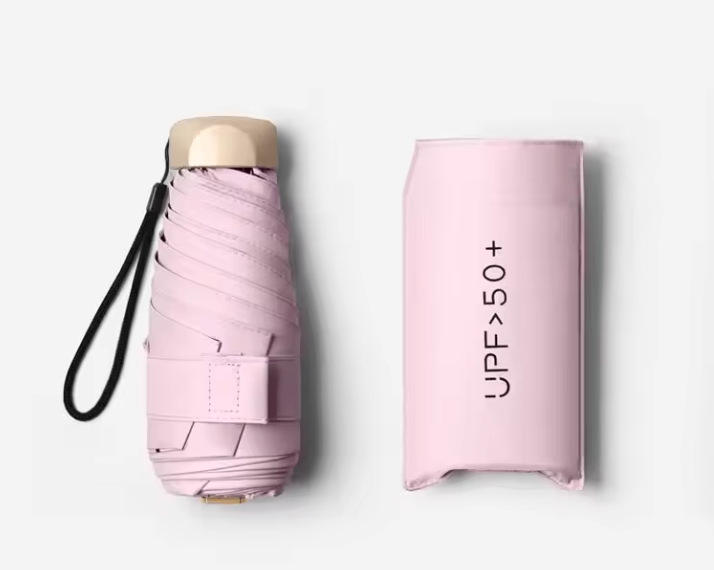 ポケットに入るミニ傘｜防水＆UVカット｜旅行や通勤に最適！