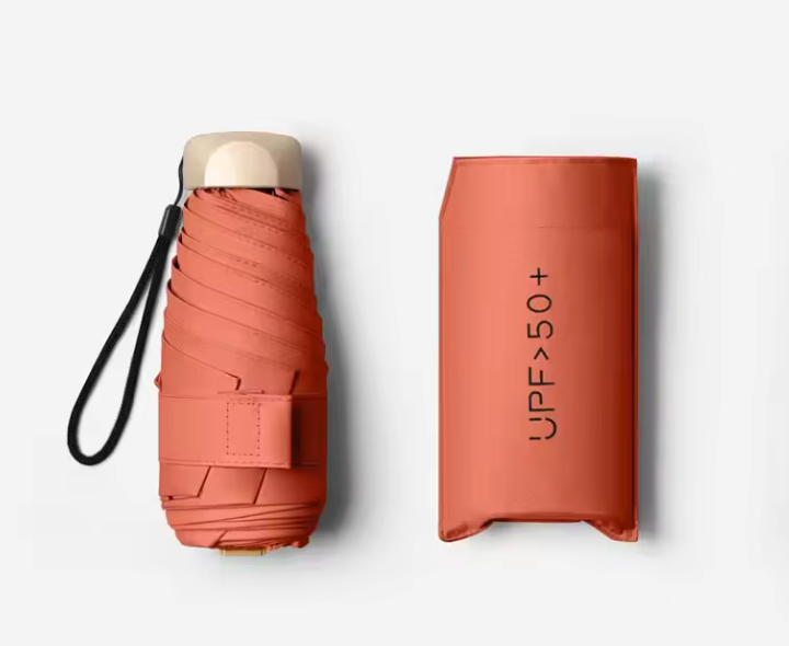 ポケットに入るミニ傘｜防水＆UVカット｜旅行や通勤に最適！