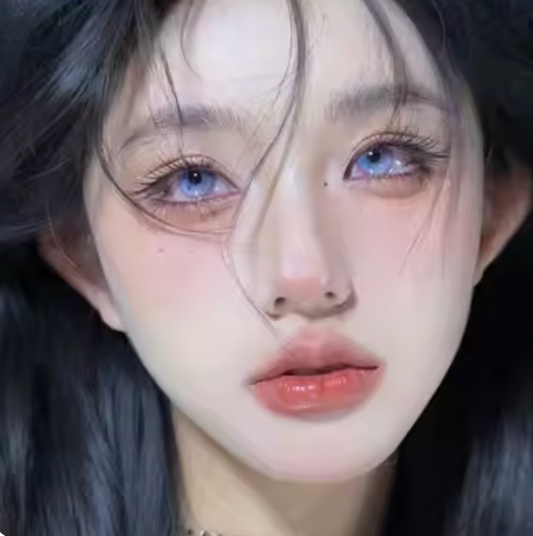 YOUPLUS １年仕様カラコン 度あり　両目ワンペア　瞳の中に蝶々 Butterfly Lens Mystic Butterfly