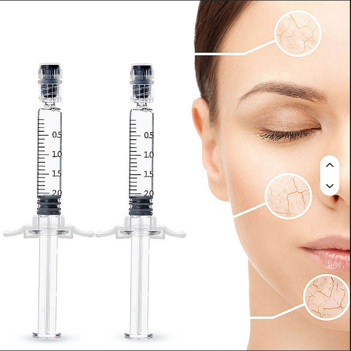 Korean Hyaluronic Acid Dermal Filler – Lip Plumping, Wrinkle Care, Nasolabial Lines, Nose & Forehead