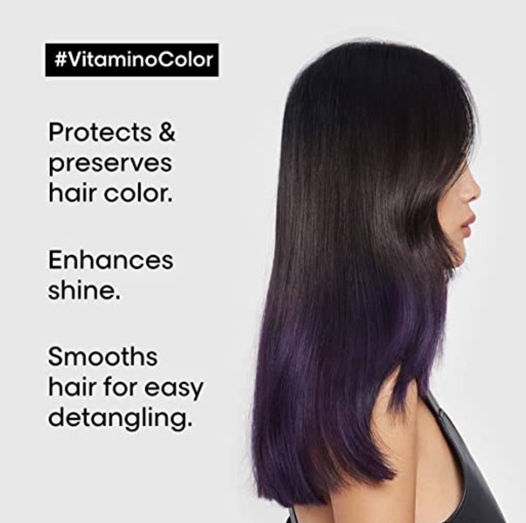 L'Oreal Professionnel Vitamino Color Shampoo & Conditioner Set | Protects & Preserves Hair Color | Prevents Damage | Adds Vibrancy & Enhances Shine | For Color Treated Hair