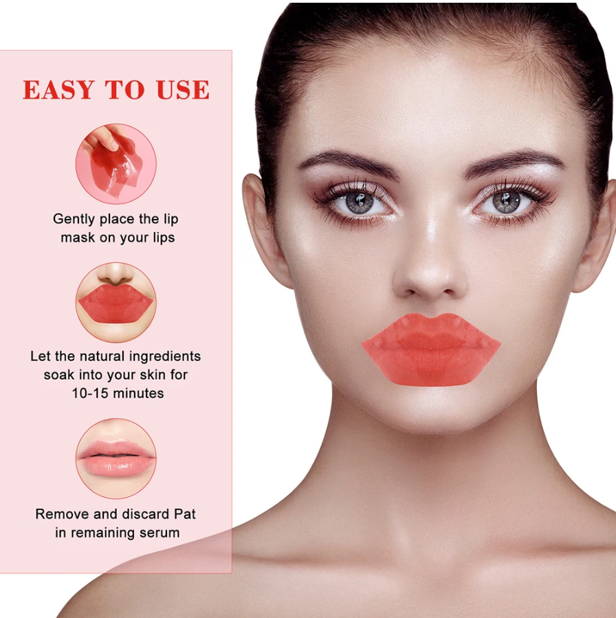 Moisturizing Mask for Lips and Skin Care, Moisturizing and Moisturizing Facial Mask for Lips, Dry, Nourishing, Cosmetic