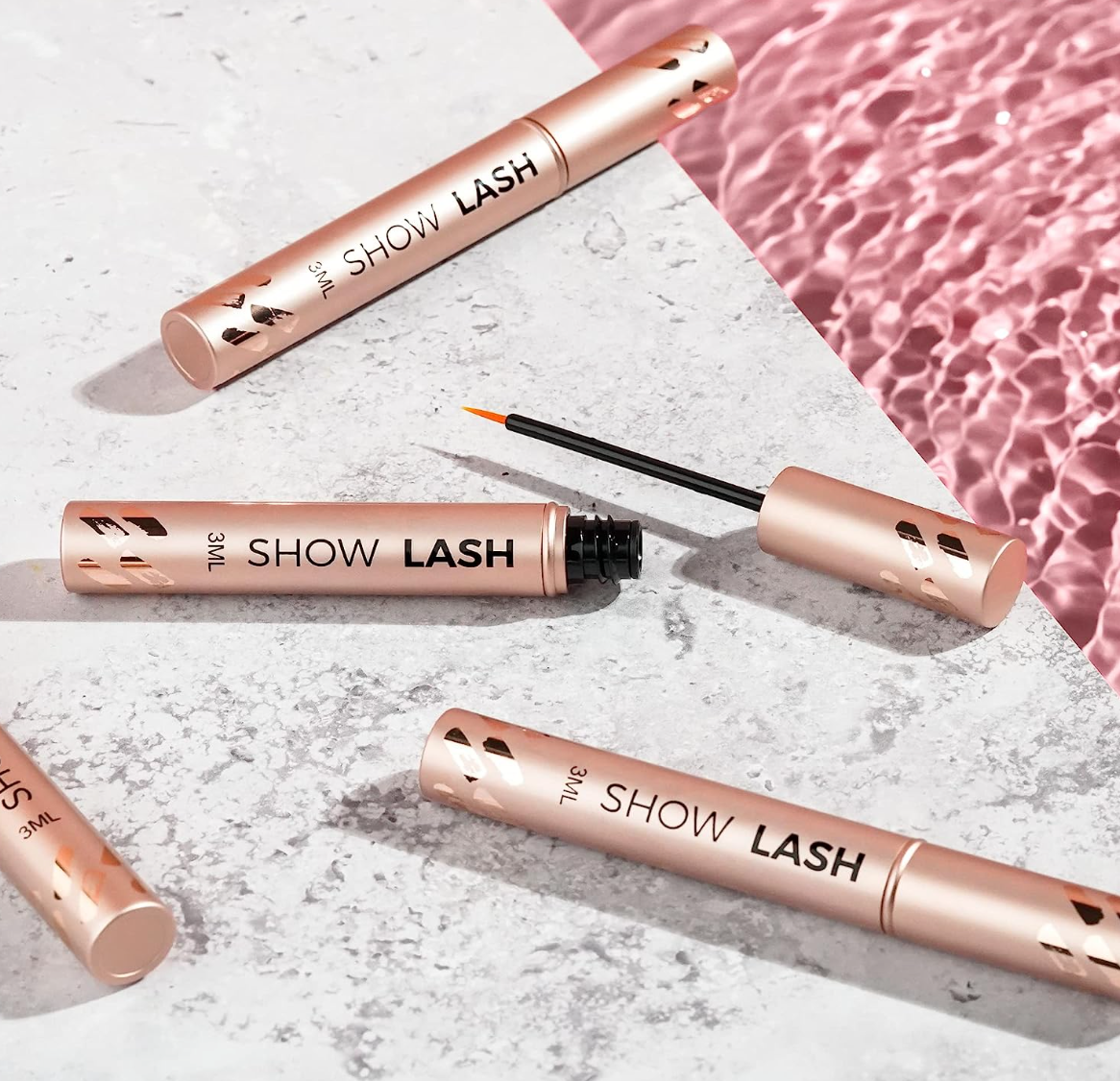 LeVaye Cosmetics Show Lash Eyelash Serum for Longer, Thicker, Gorgeous Looking Lashes, Cruelty Free Lash Serum