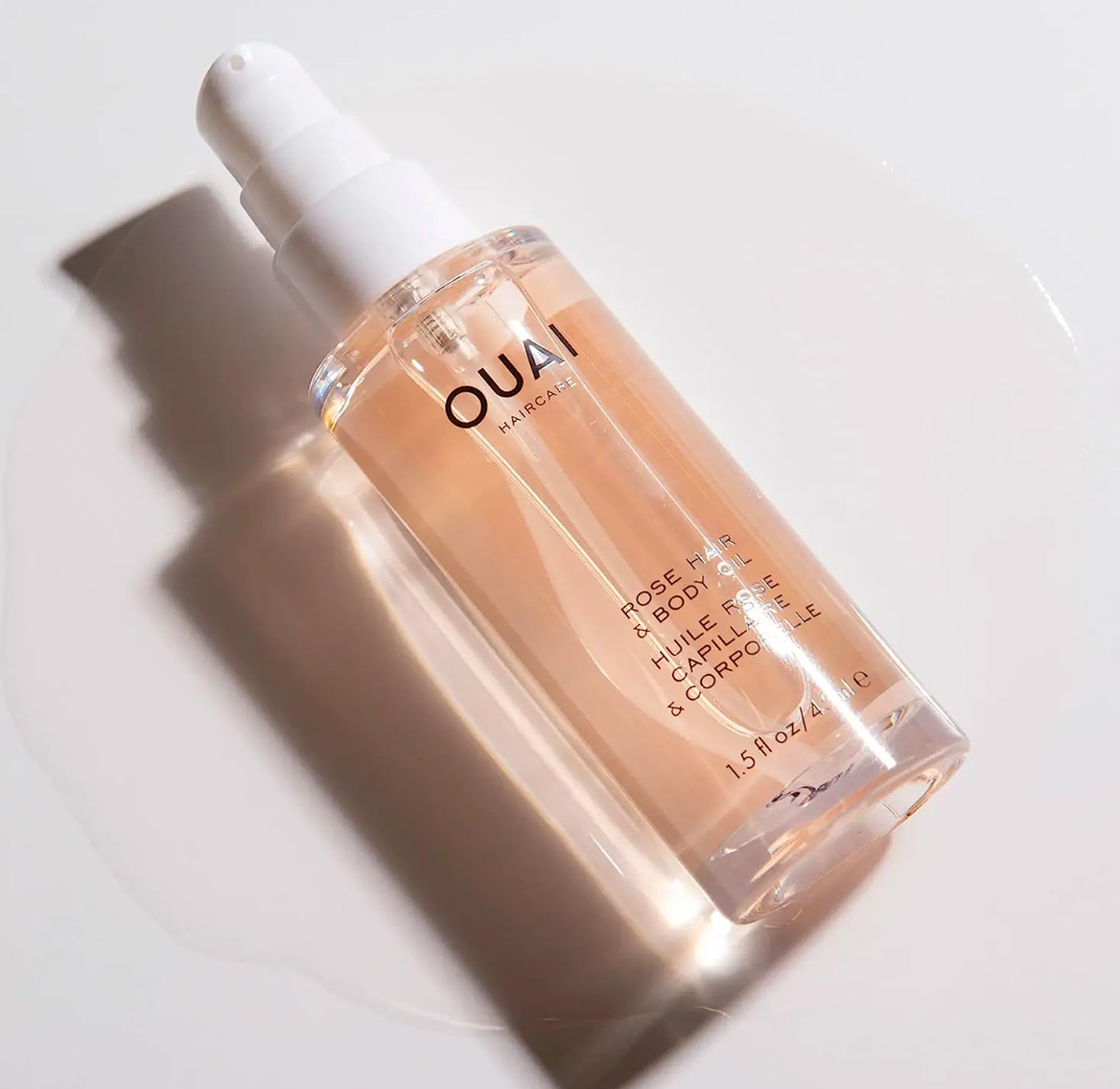 OUAI Rose Hair & Body Oil. A Luxurious, Multi-Purpose Oil to Hydrate Your Hair and Skin. It’s Fast-Absorbing and Scented with Rose and Bergamot. Free from Parabens, Sulfates and Phthalates (3 Oz)