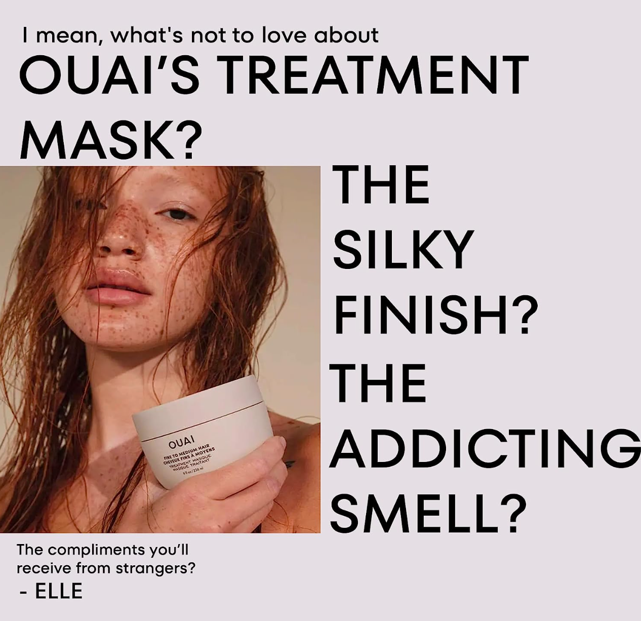 OUAI Repair and Restore Treatment Masque with the Deeply Moisturizing Hair. Leave Hair Feeling Soft, Smooth and Strong. Free from Parabens and Phthalates, 8 Fl Oz