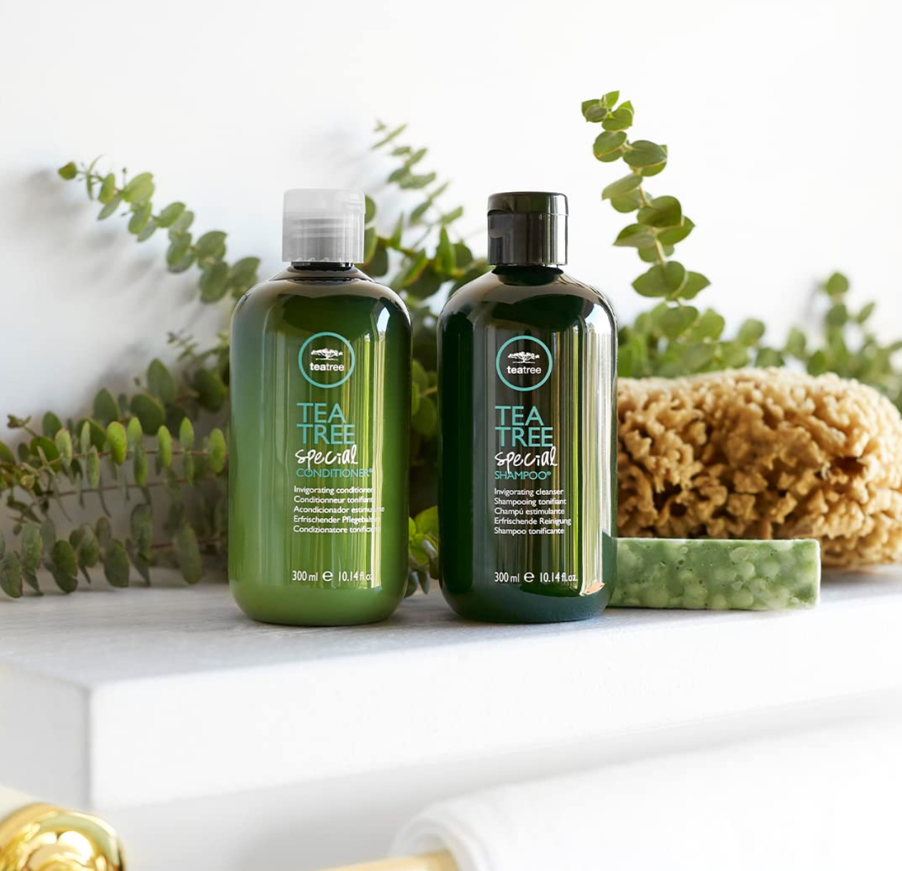 Tea Tree Special Shampoo, Deep Cleans, Refreshes Scalp, For All Hair Types, Especially Oily Hair Shampoo and Conditioner Duo, 10.14 fl. oz.