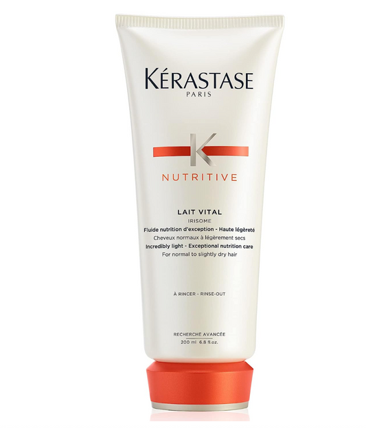 Kerastase Nutritive Lait Vital Conditioner | Nourishing and Lightweight Formula for Hydration and Healthy Hair | Illuminates Shiny Hair and Easily Detangles | For Normal or Dry Hair