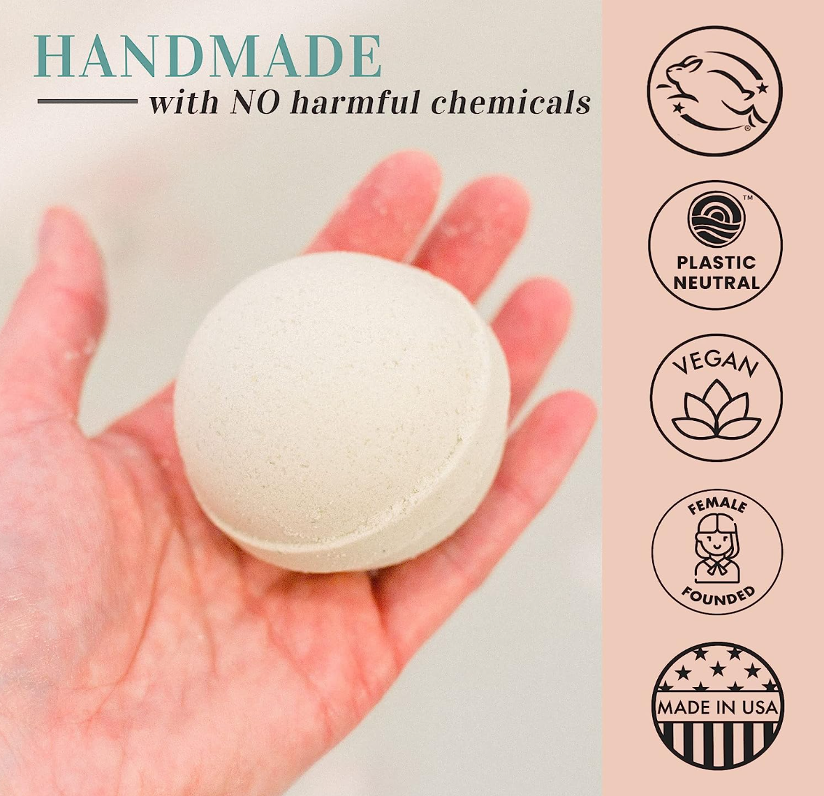 Bath Bombs for Women Relaxing, USA Made - Bubble Bath Bomb Set Organic Bath Bombs for Kids - Vegan & All Natural Bath Bombs for Girls Gift Individually Wrapped Handmade Bathbombs