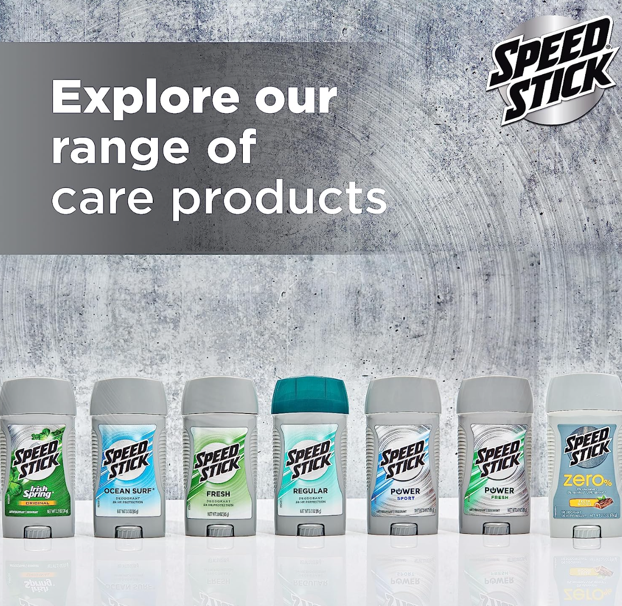 Speed Stick Men's Deodorant, Regular, 3 Ounce, 4 Pack