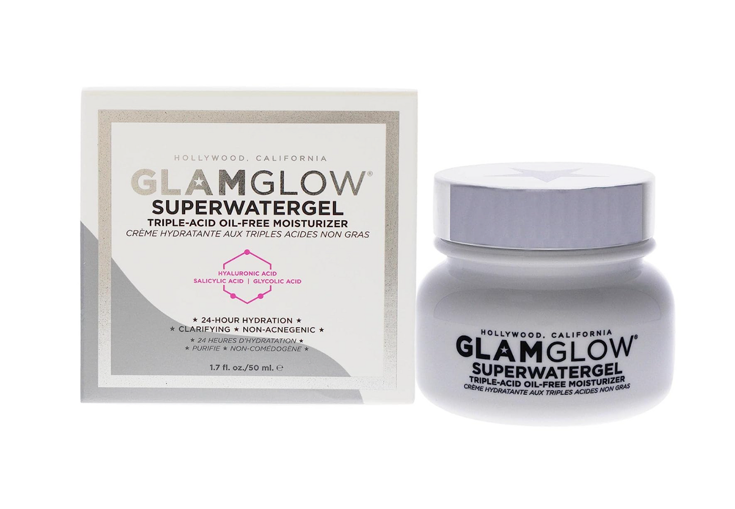 Glamglow Superwatergel Triple Acid Oil-Free Moisturizer Unisex 1.7 oz