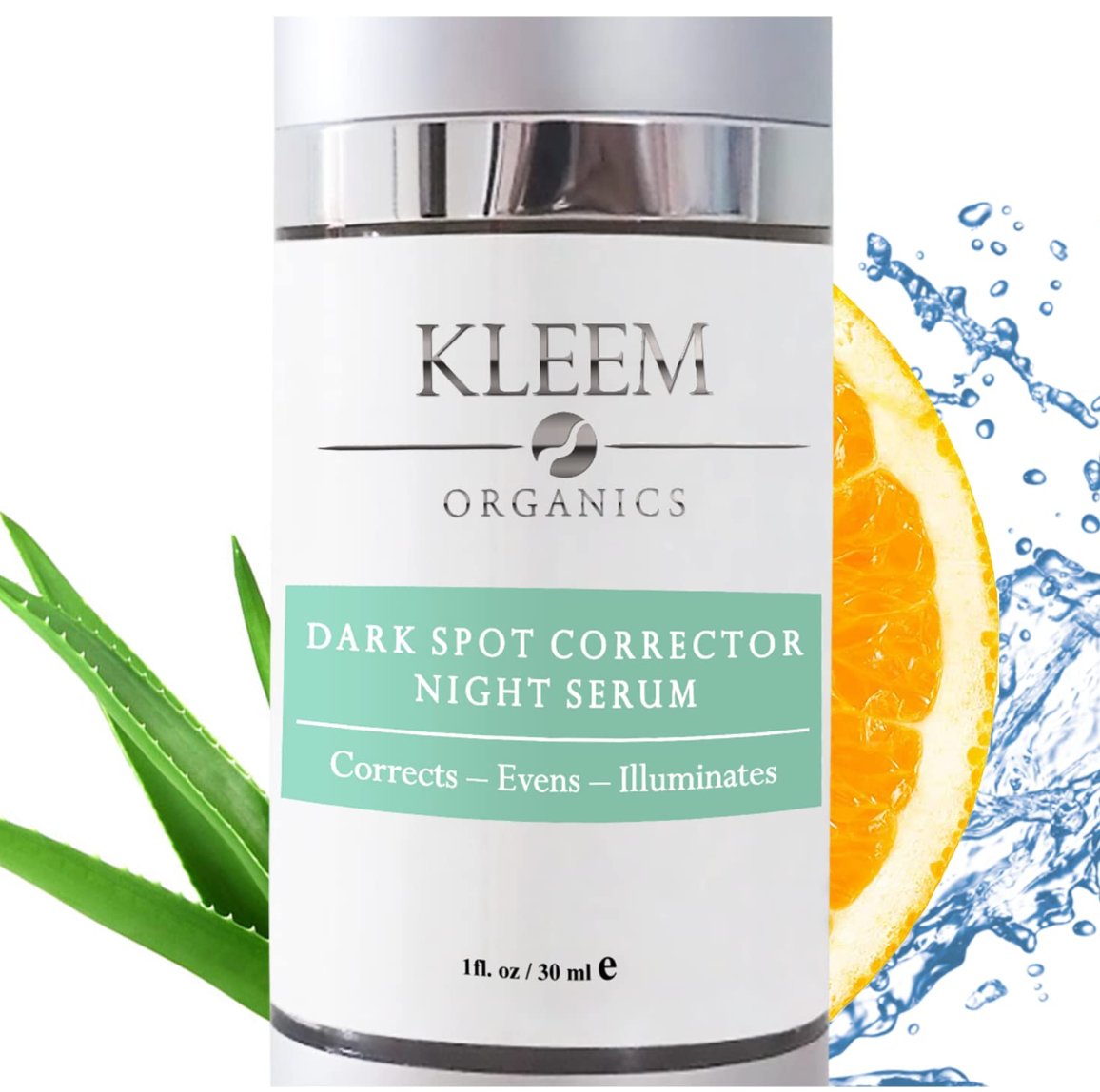 Best Dark Spot Corrector Serum for Face, Hands & Neck. This Age Spot Remover is Formulated with Bio Ingredient for Dark Spots, Age Spots & Sun Spots. Kleem Organics Dark Spot Remover is Made in USA